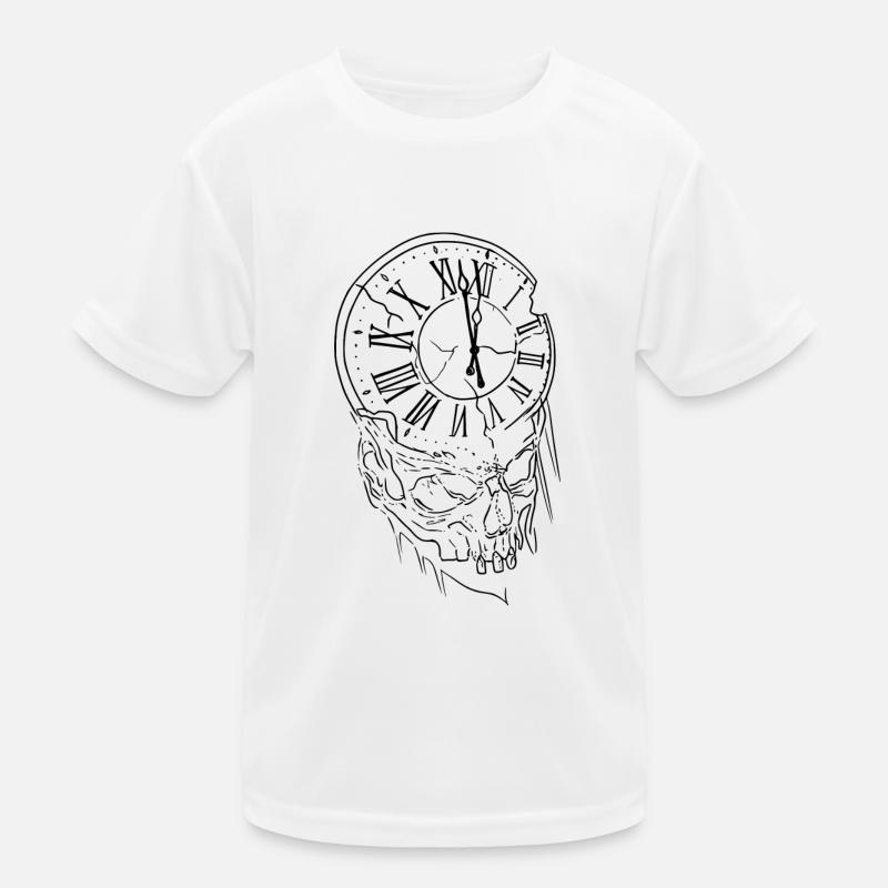 Schädel Kinder Funktions-T-Shirt
