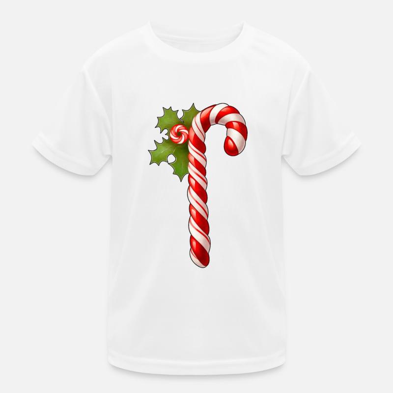 Candy cane Kids Functional T-Shirt