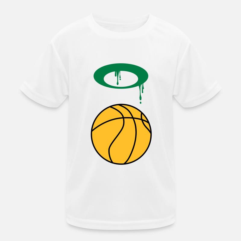 Basketball 5 0 Zeichenfläche 1 Kinder Funktions-T-Shirt