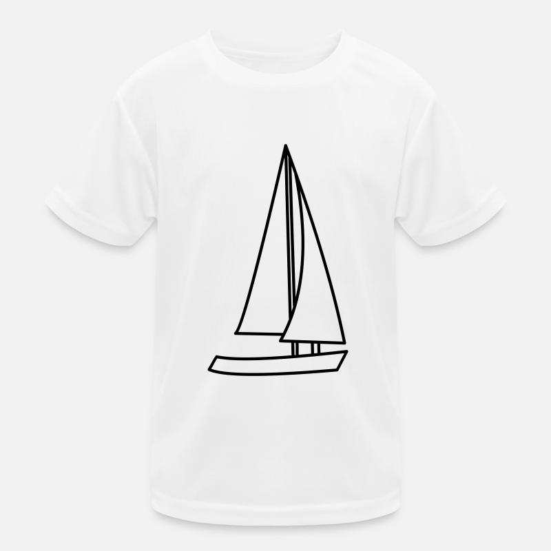 Sailing ship Kids Functional T-Shirt