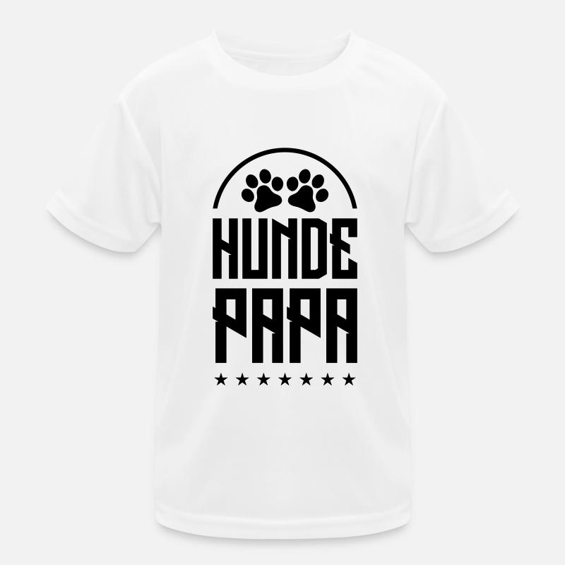 hunde papa Kinder Funktions-T-Shirt