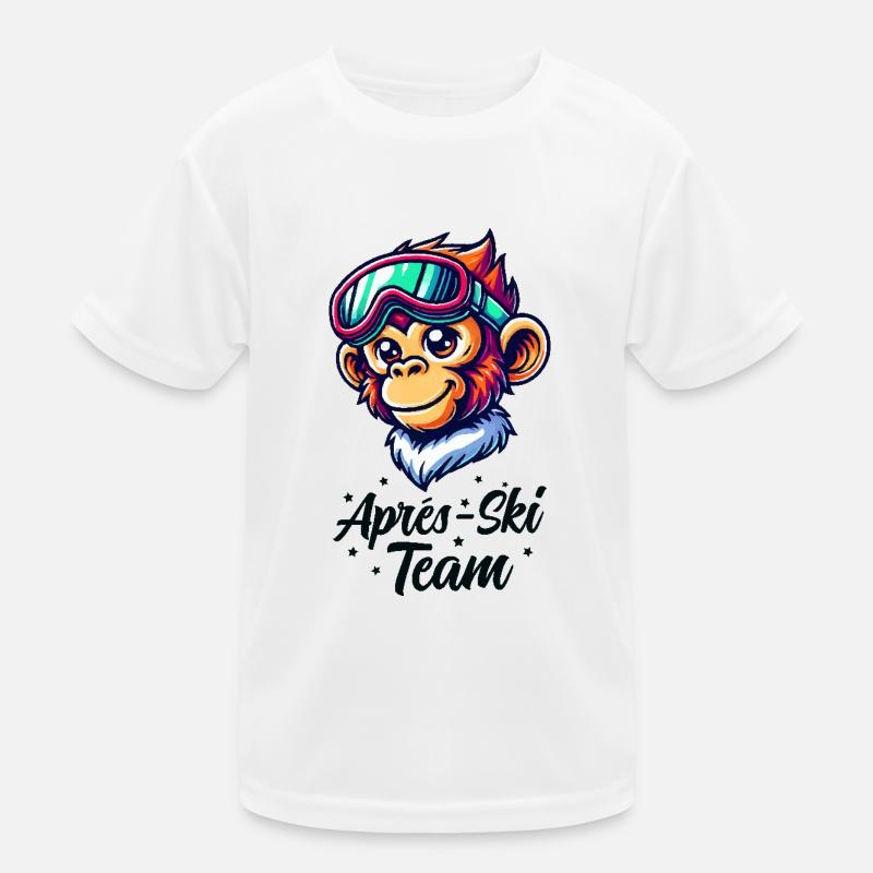 Monkey Après Ski Team Kids Functional T-Shirt