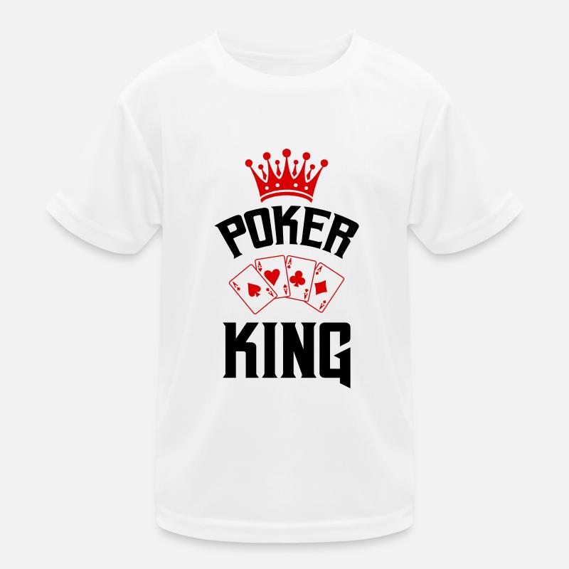 Roi du poker T-shirt sport Enfant