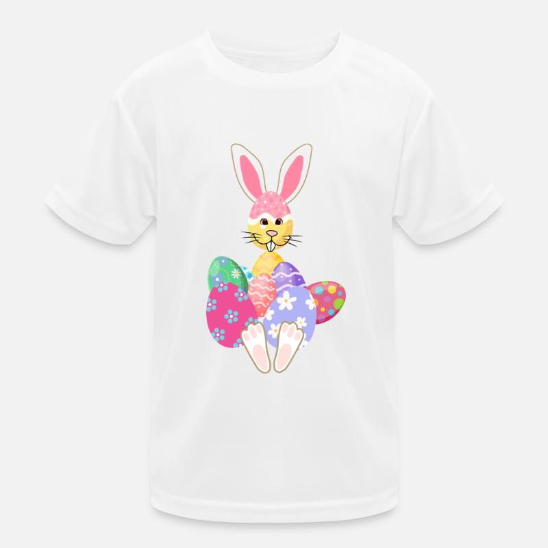 Osterhasi Kinder Funktions-T-Shirt