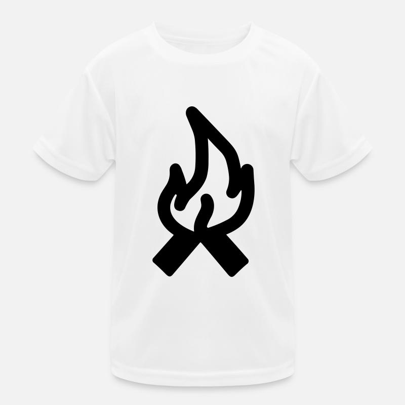 Lagerfeuer Kinder Funktions-T-Shirt