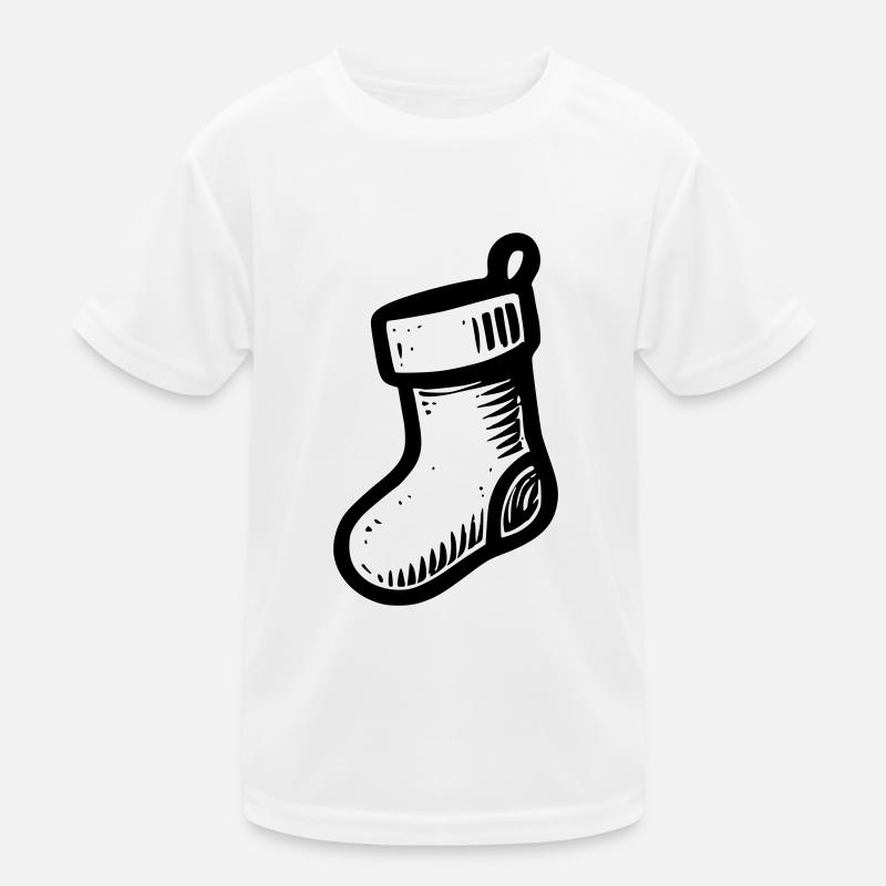 Weihnachtspantoffel Kinder Funktions-T-Shirt