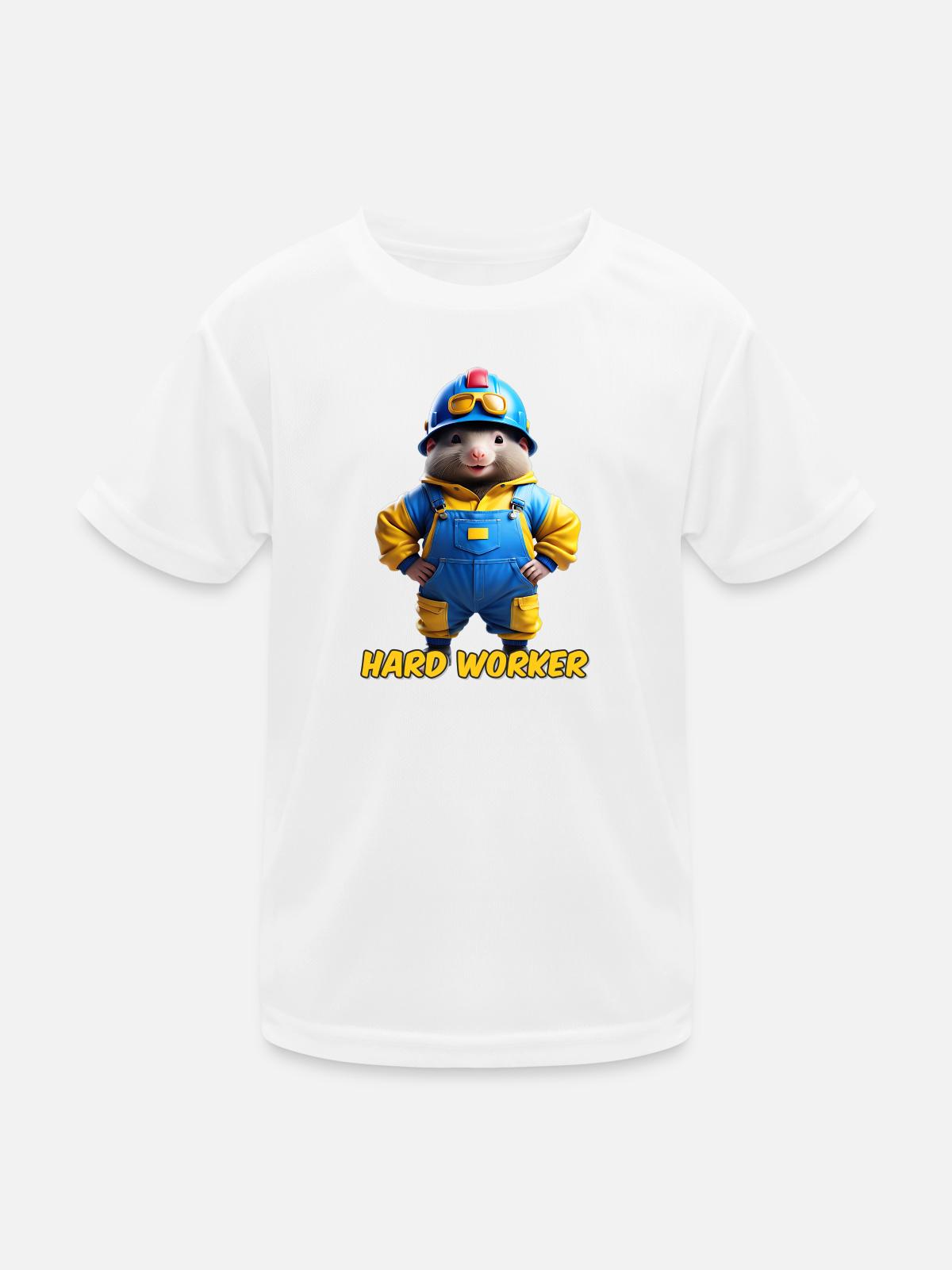Mole - Kids Functional T-Shirt - white - Front