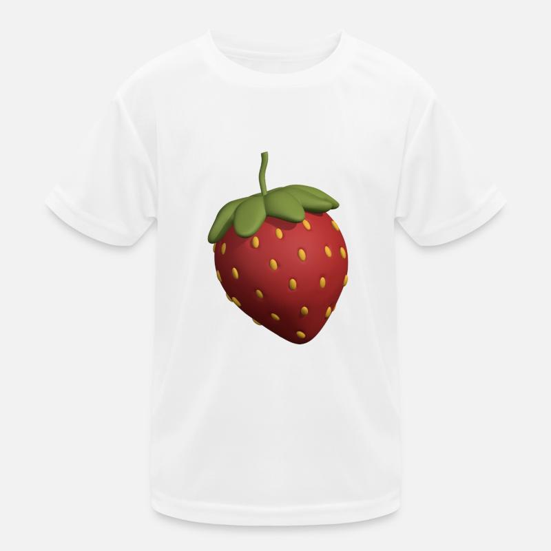 Fraise 3D T-shirt sport Enfant
