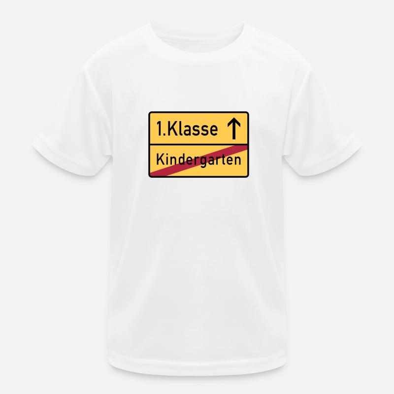 erste klasse Kinder Funktions-T-Shirt