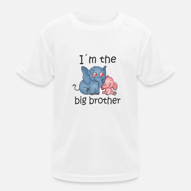 Ich bin der Große Bruder B Kinder Funktions-T-Shirt