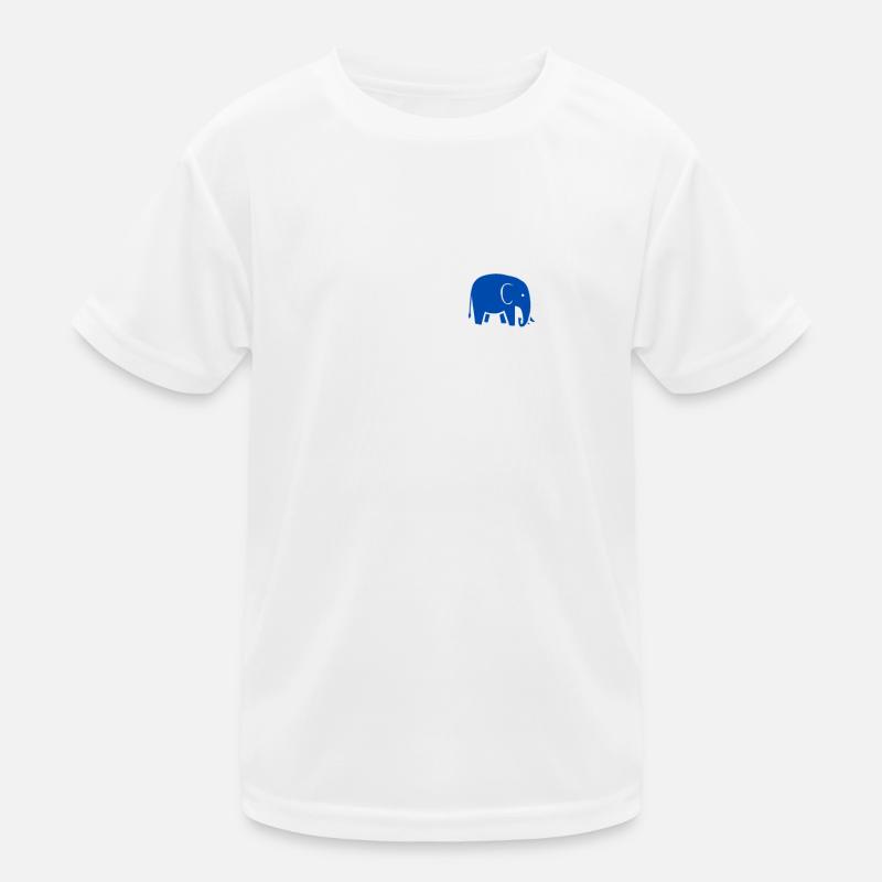 Blue Elephant - blue elephant Kids Functional T-Shirt