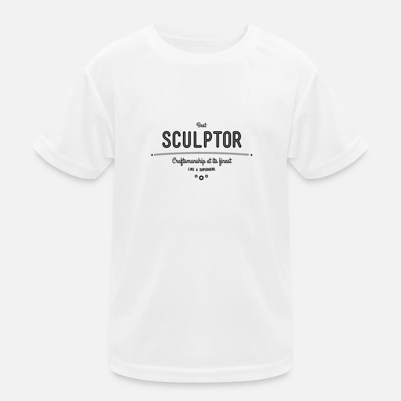 Best sculptor - craftsmanship at its finest - Kids Functional T-Shirt - white