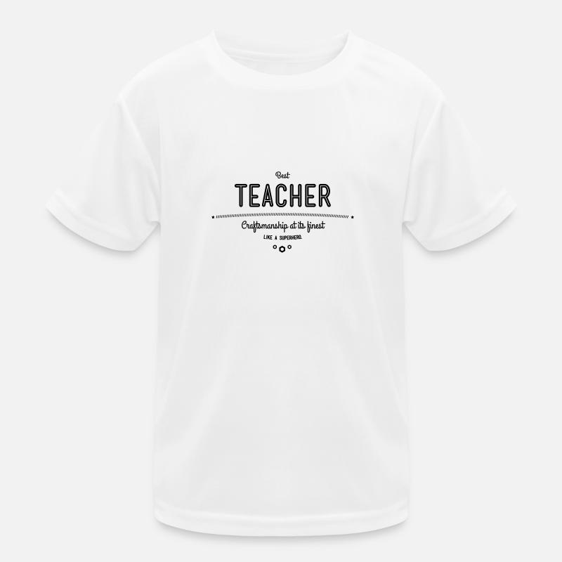 Bester Lehrer - Handwerkskunst vom Feinsten Kinder Funktions-T-Shirt
