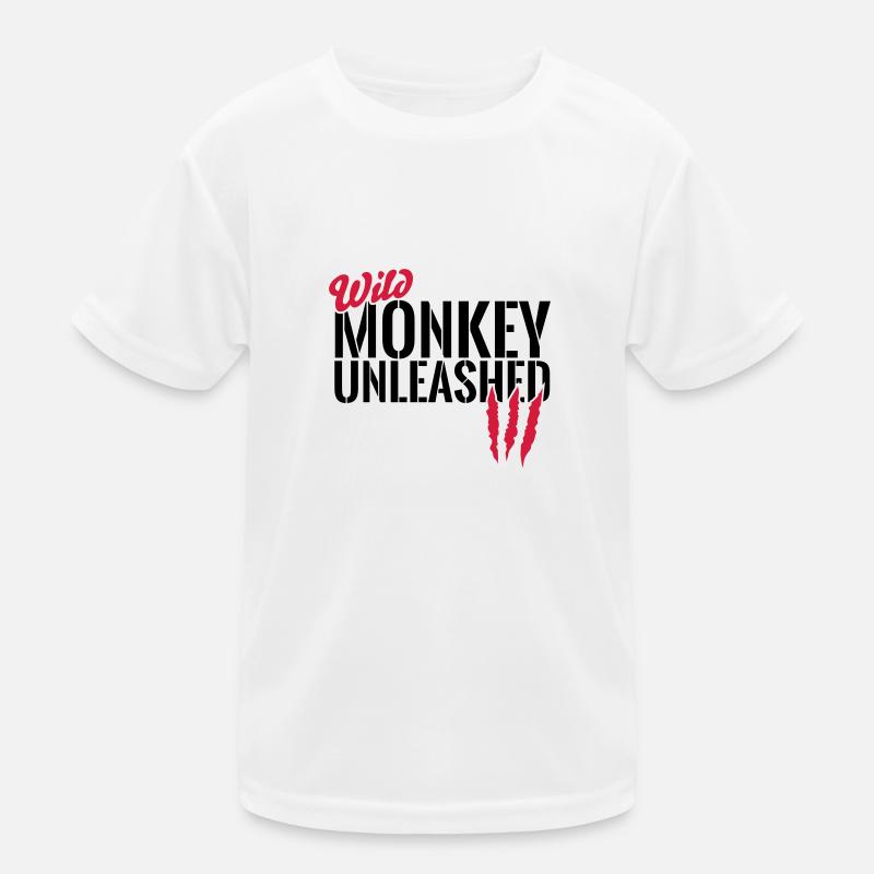 Singe sauvage déchaîné T-shirt sport Enfant