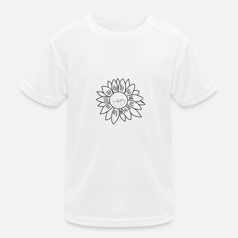 Sonnenblume! Kinder Funktions-T-Shirt