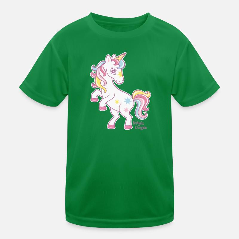 Kleines Einhorn Kinder Funktions-T-Shirt