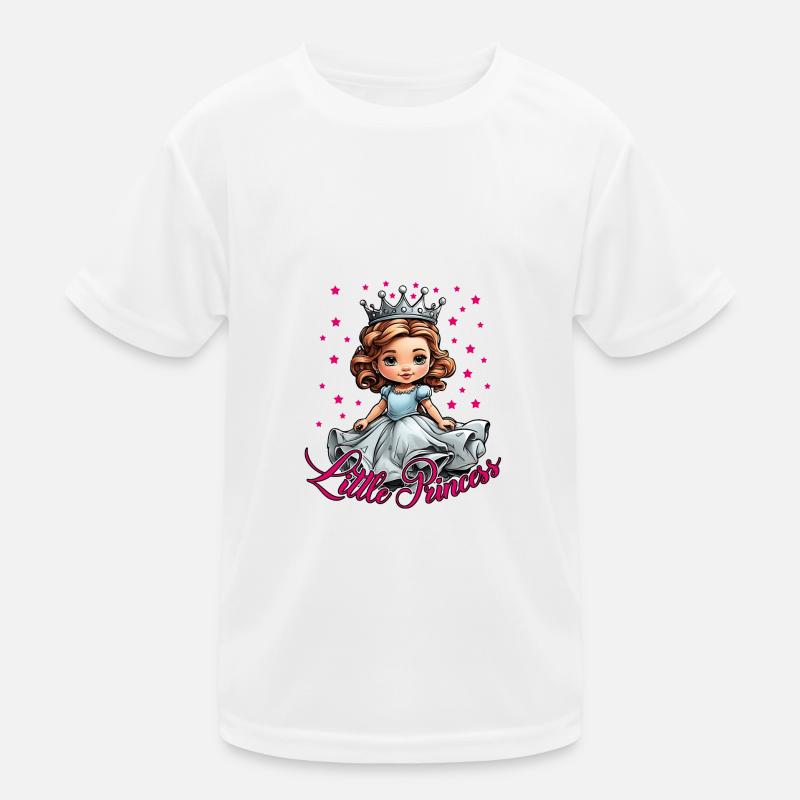 Princesse avec couronne et robe de princesse T-shirt sport Enfant