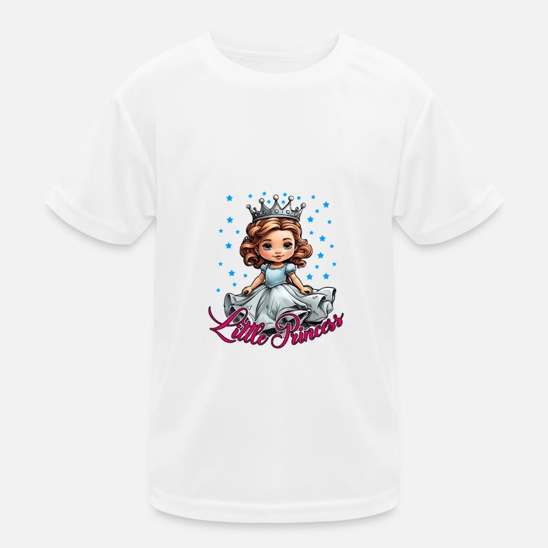 Princesse avec couronne et robe de princesse T-shirt sport Enfant