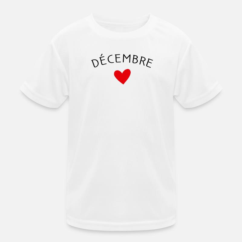Future maman Décembre – Bébé en route ❤️ T-shirt sport Enfant