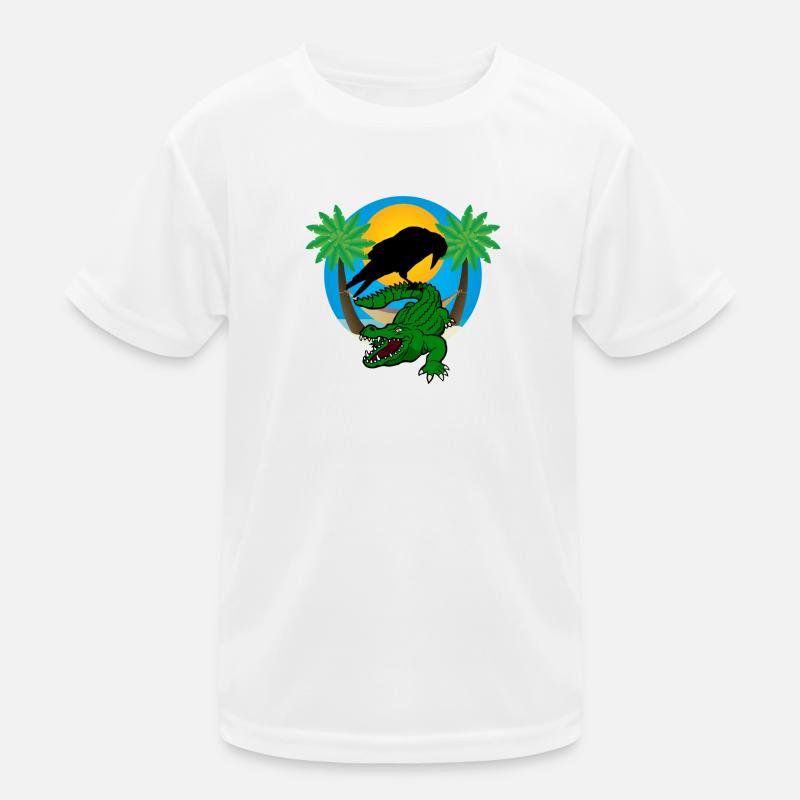 Plastic palm trees Kids Functional T-Shirt