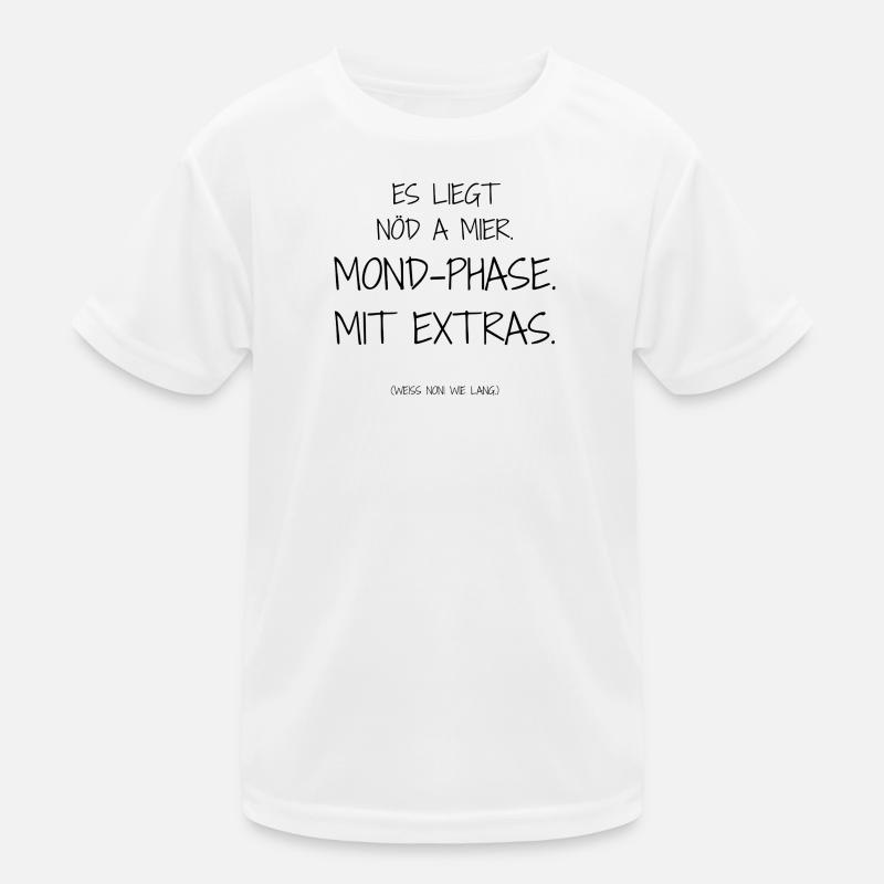 Statement-Design – Ironie trifft Alltag Kinder Funktions-T-Shirt