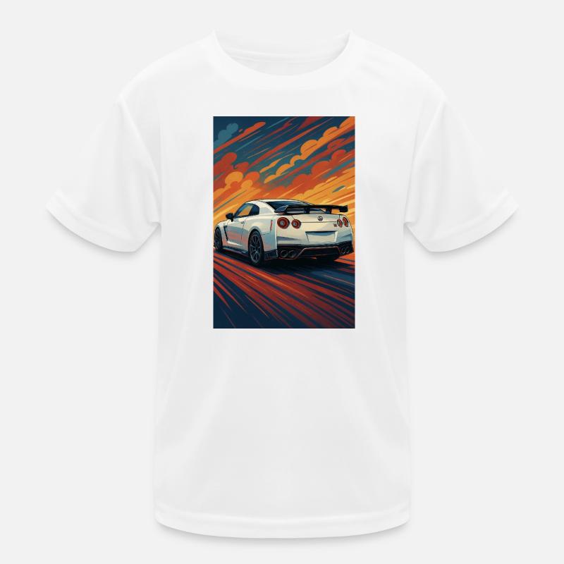 Abendrot GT-R Sprint Artwork Kinder Funktions-T-Shirt