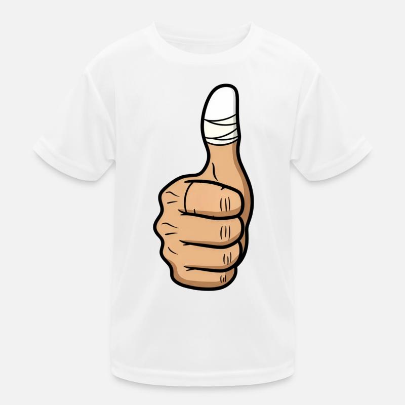 Thumb with plaster – Toi Toi Toi Kids Functional T-Shirt