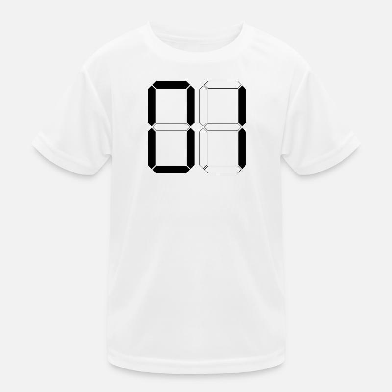 NUMMER 01 Null Zwei Geburtstag Geschenk Digital Kinder Funktions-T-Shirt