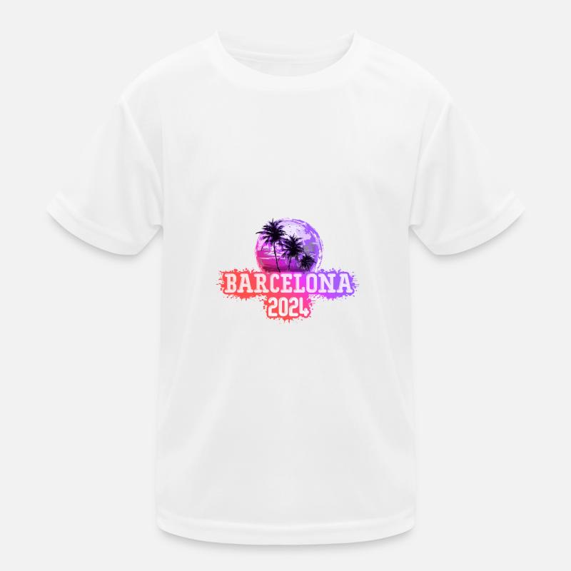 Palmiers de Barcelone 2024 T-shirt sport Enfant