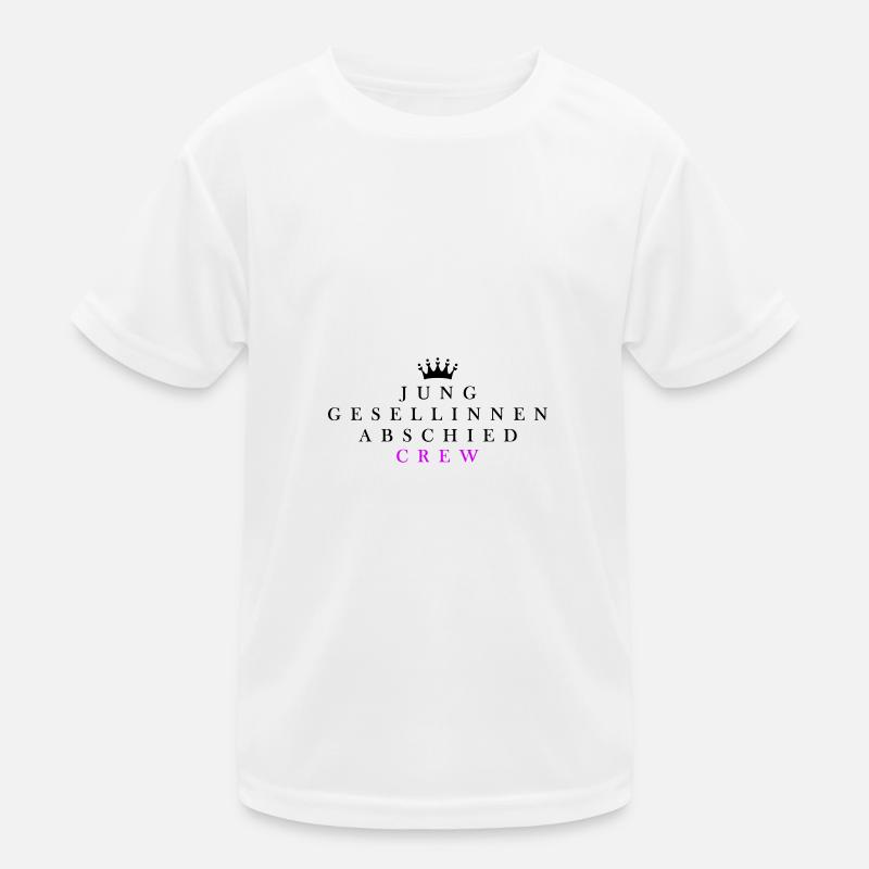 Junggesellinnenabschied Crew Kinder Funktions-T-Shirt