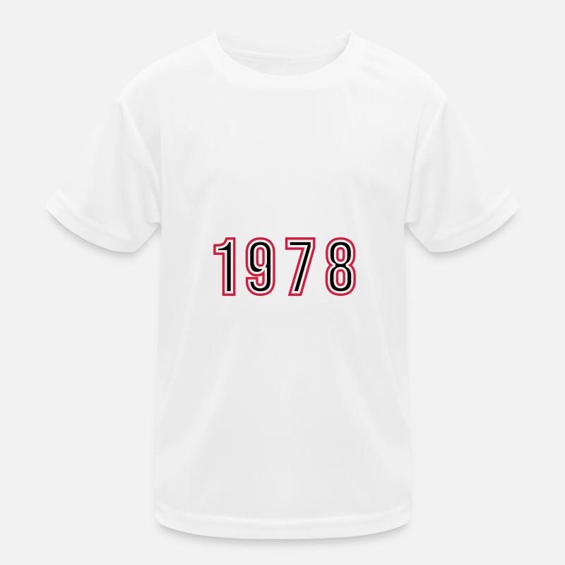 1978 Year Number Kids Functional T-Shirt