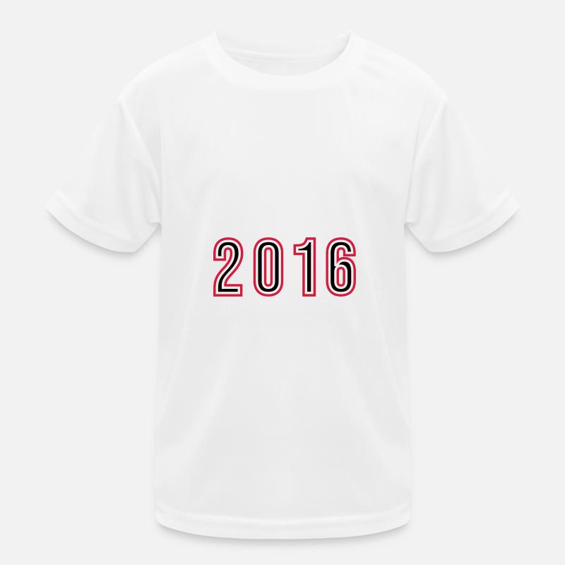 2016 Year Number Kids Functional T-Shirt