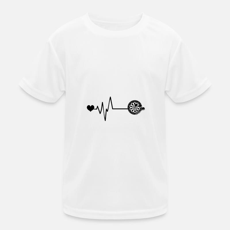 Darts Sport Pulse Love Kids Functional T-Shirt