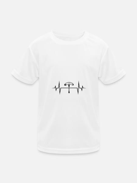 Bratwurst Wurst Puls - Kids Functional T-Shirt - white - Front