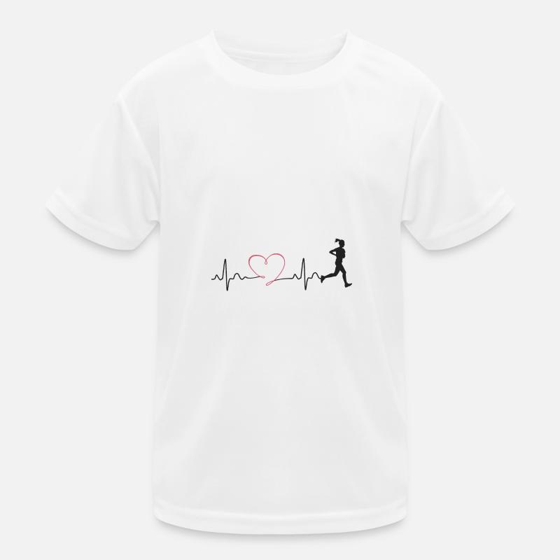 Runner Jogging Jogger Pulse Beat Cadeau T-shirt sport Enfant