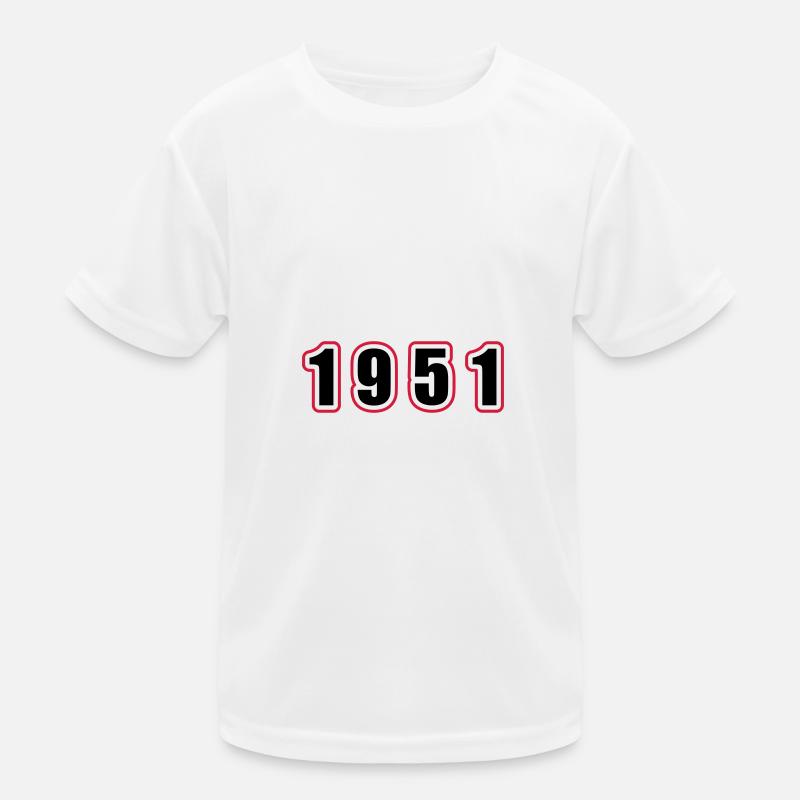 Anniversaire de l’année 1951 T-shirt sport Enfant