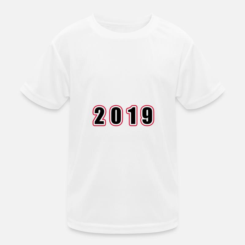 2019 Année Anniversaire T-shirt sport Enfant