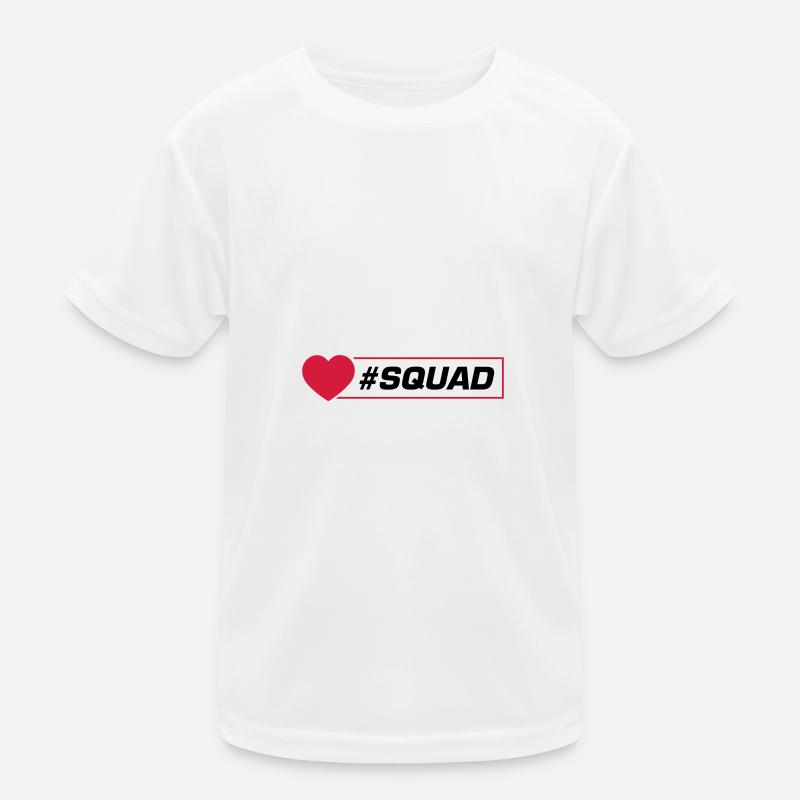 Squad Herz Kinder Funktions-T-Shirt
