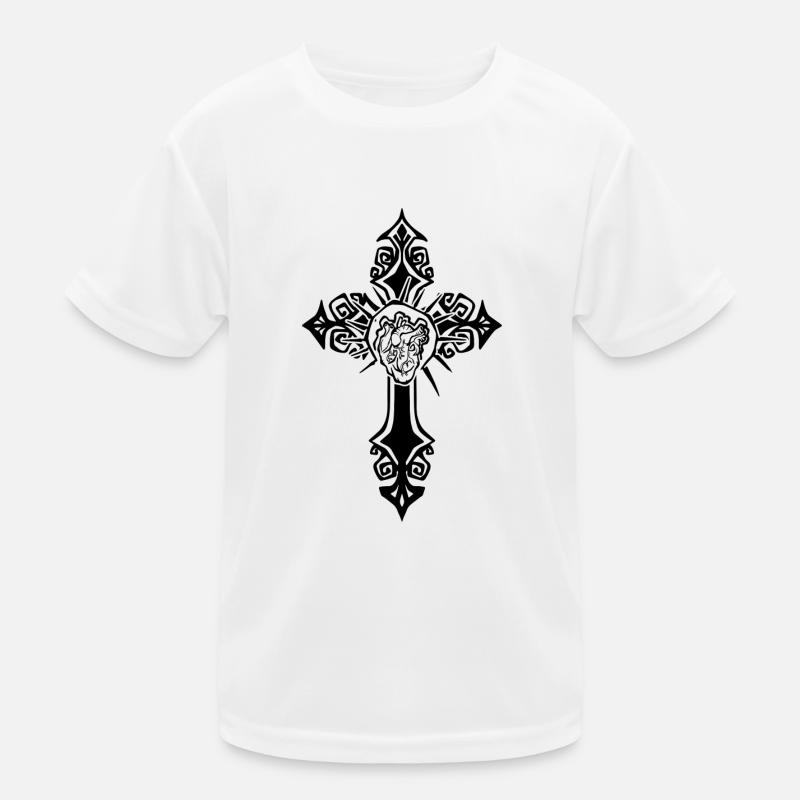 Gothic cross Kids Functional T-Shirt