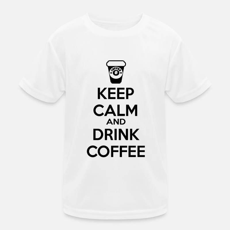 Kaffee Kinder Funktions-T-Shirt