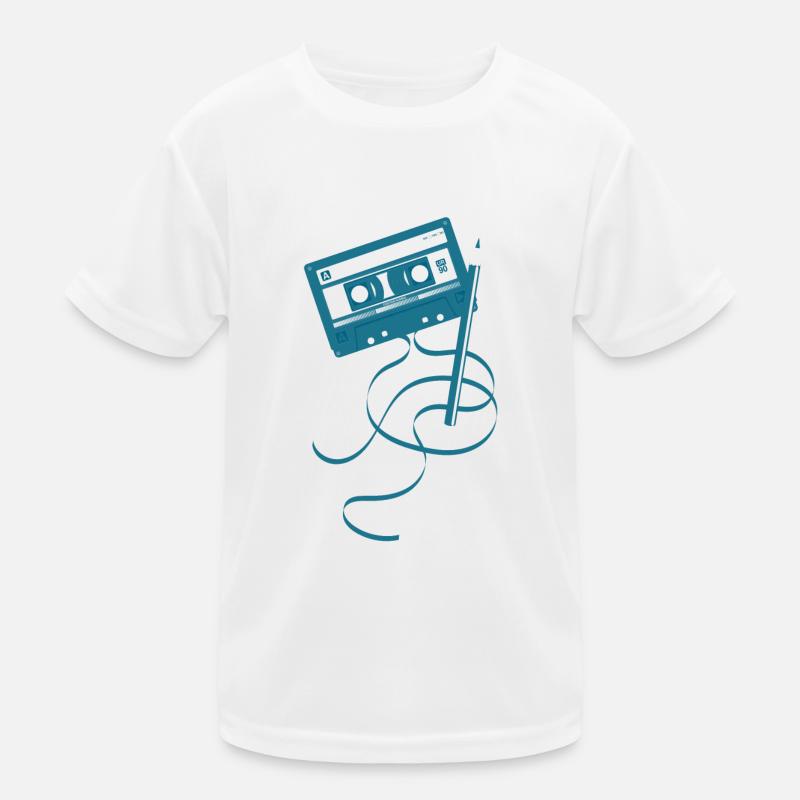 Compact Cassette Kids Functional T-Shirt