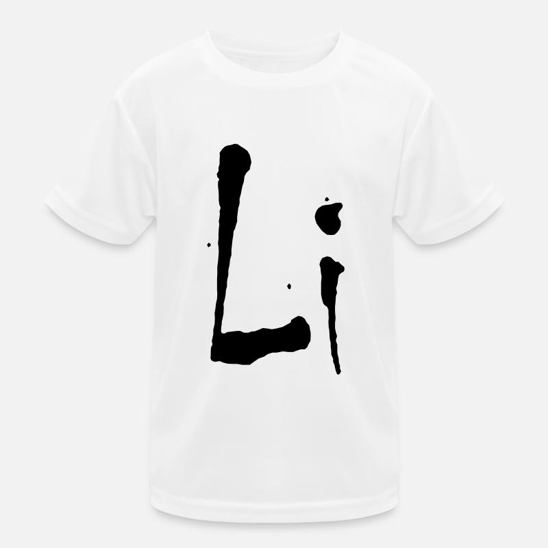 li - Kinder Funktions-T-Shirt - Weiß