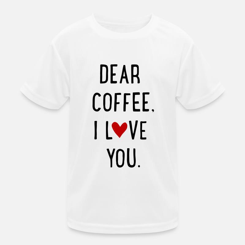 Kaffee Kinder Funktions-T-Shirt