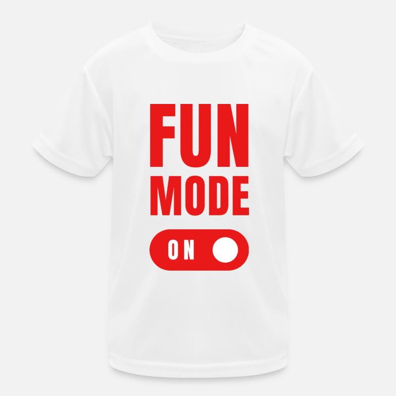 Fun mode on Kinder Funktions-T-Shirt