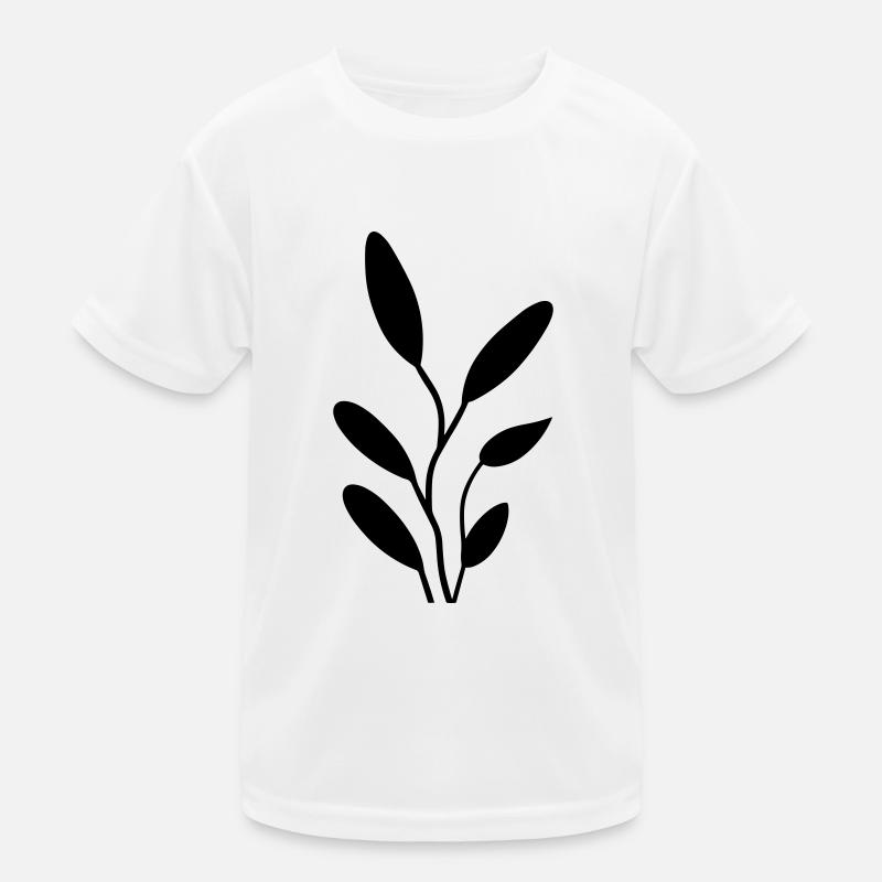 Blume mit Stiel Kinder Funktions-T-Shirt