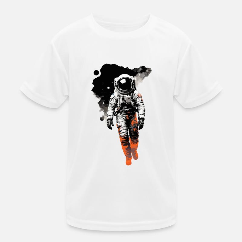 Astronaut Kinder Funktions-T-Shirt