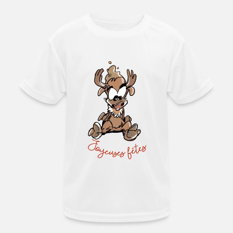 cerf de noel T-shirt sport Enfant