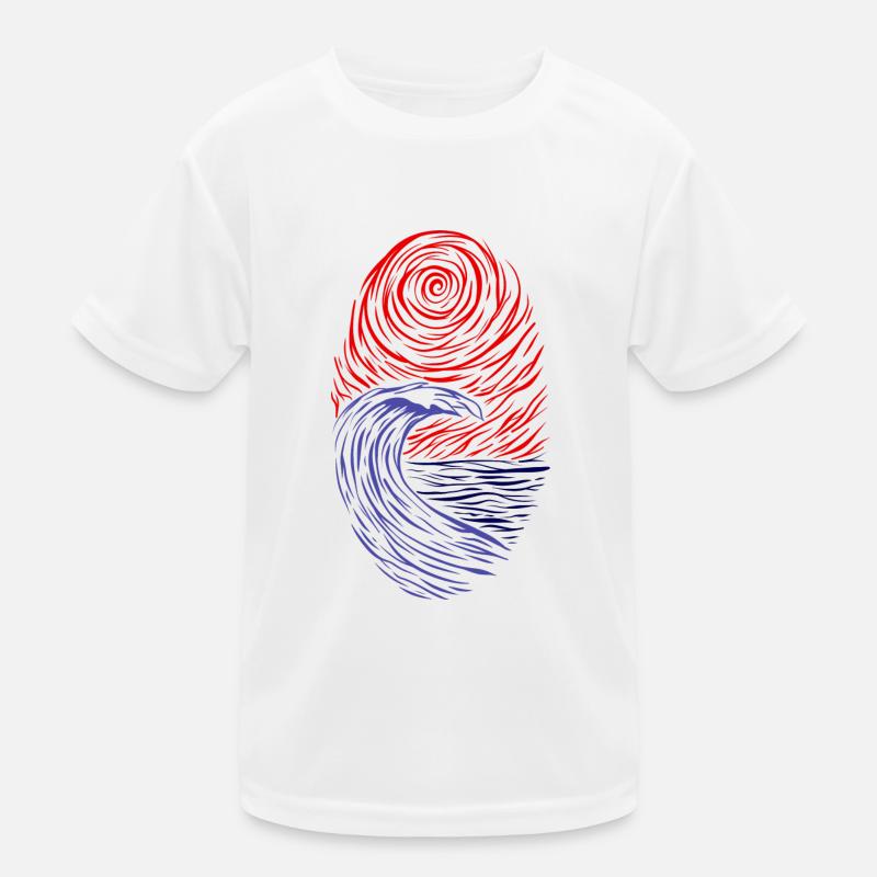 Vagues dynamiques T-shirt sport Enfant