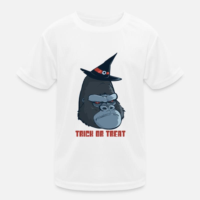 Halloween-Gorilla Kinder Funktions-T-Shirt