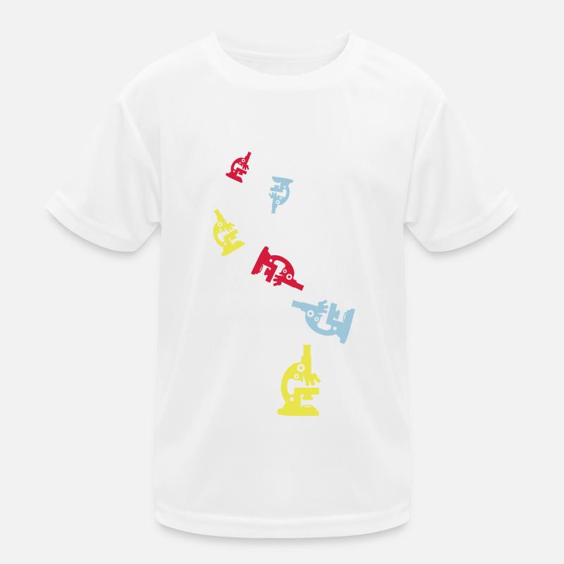 Microscope Icon Icon Kids Functional T-Shirt